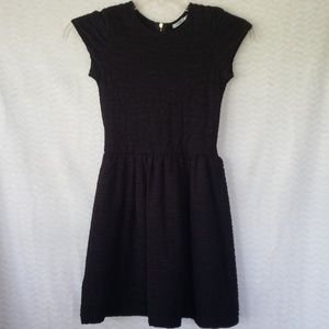 Kimchi Blue Black crinkle dress with open back